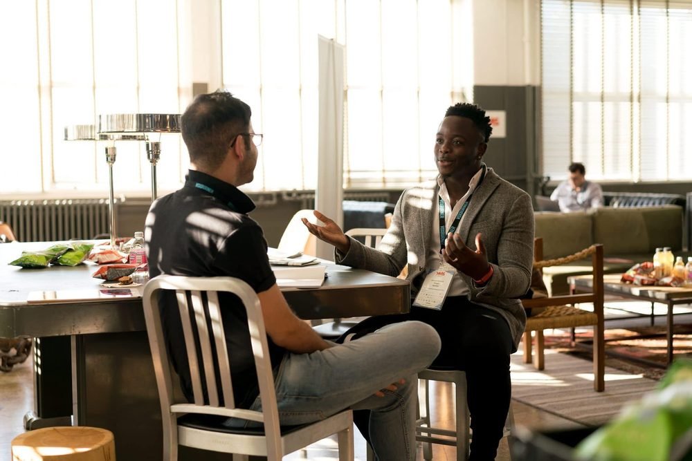 One-on-one career coaching session